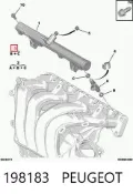 Ремкомплект форсунок Peugeot 308 4B