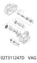 Кільце синхронізатора Volkswagen Polo AW1, BZ1, AE1