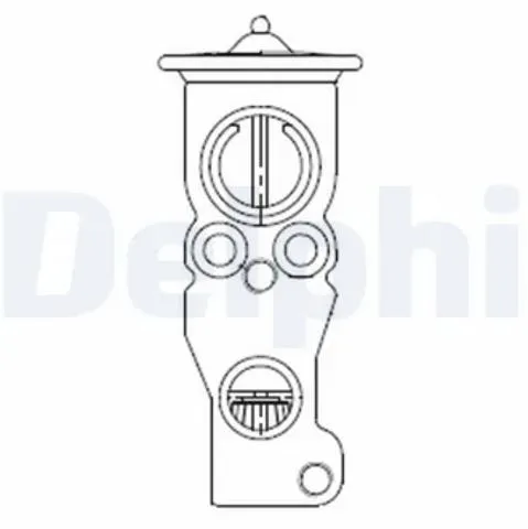 Клапан TRV, кондиціонера CB1018V Delphi