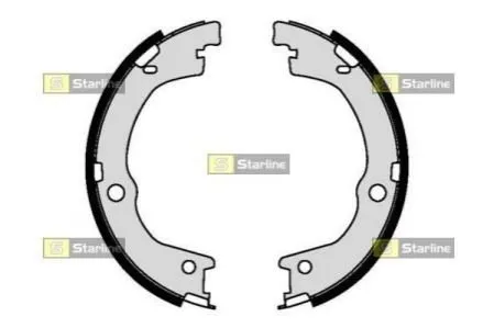 Колодки ручника BC09460 Starline