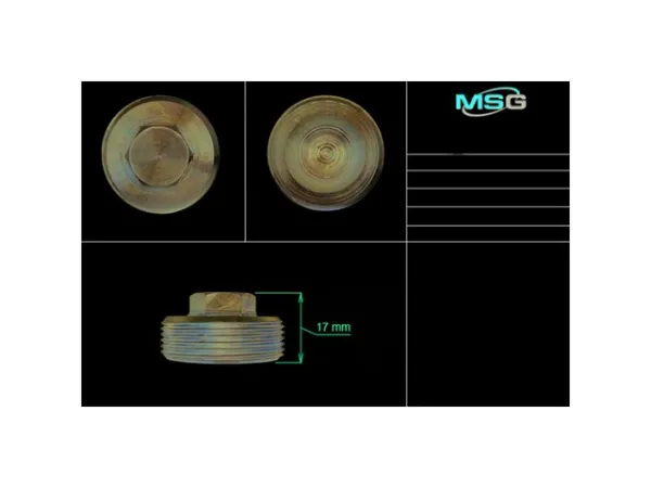 Вал/шток рульової рейки FO223C MSG