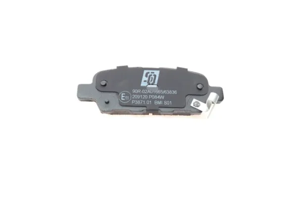 Задні гальмівні колодки 209120 Solgy