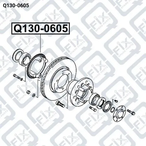Кільце АБС (ABS) Q1300605 Q-fix