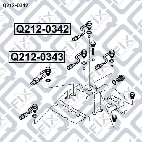 Датчик роздаткової коробки вмикання повного приводу Q2120342 Q-fix