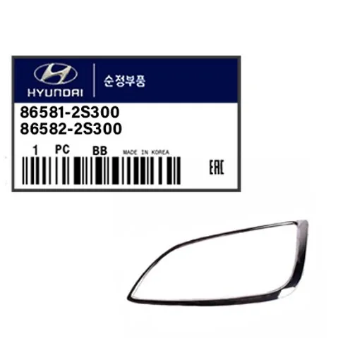 Обід (окантовка) фари протитуманної, лівої 865812S300 Hyundai/Kia