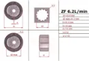Ротор насосу гідропідсилювача керма (ГПК) MS GROUP VW001ROTOR1