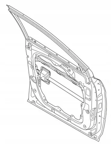 Двері передні ліві 76003B8010 Hyundai/Kia