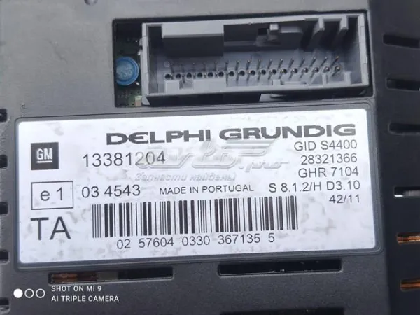  13381204 Opel