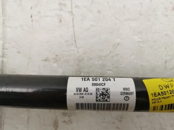 Піввісь задня, права 1EA501204T VAG