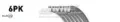 Ремінь генератора GATES 6PK1249SF