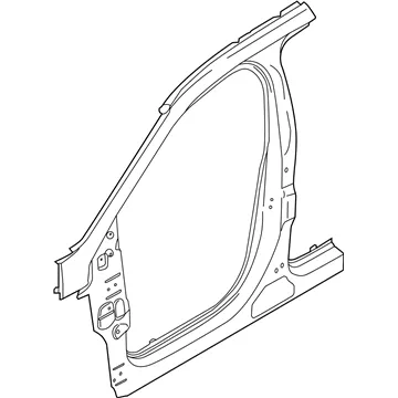 Боковина кузова права FA1Z58211A10A Ford