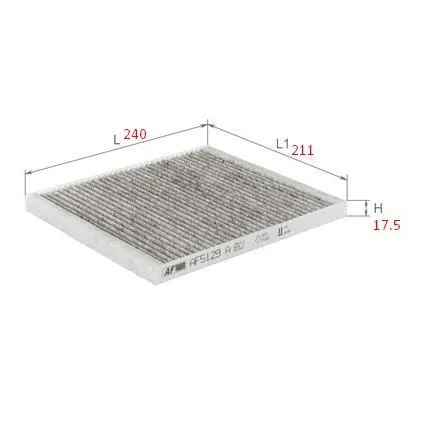 Фільтр салону AF5129A Alpha Filter