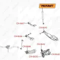 Сайлентблок заднього поздовжнього важеля, передній POLYCRAFT CH0644