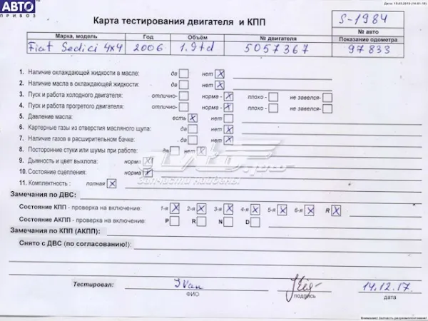 Двигун D19AA Fiat/Alfa/Lancia
