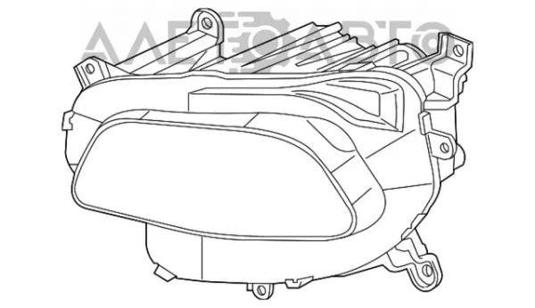 Фара ліва 68422953AA Chrysler