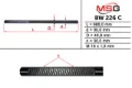 Вал/шток рульової рейки MS GROUP BW226C