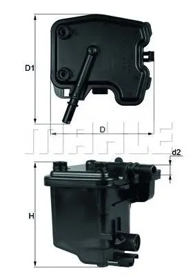Паливний фільтр KL431D Mahle Original