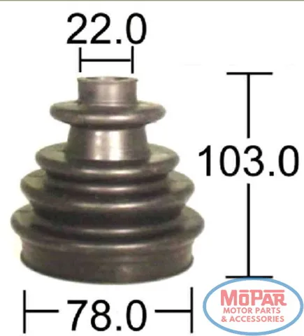 Пильник ШРУСа зовнішній DX516 Mevotech
