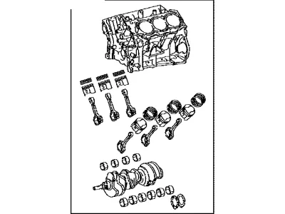 Блок циліндрів двигуна 1140039145 Toyota
