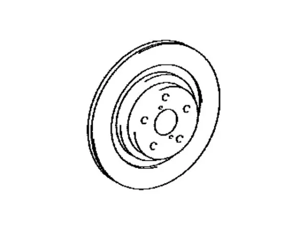 Гальмівні диски передні 4351230351 Toyota