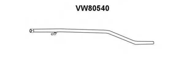 Глушник, центральна частина 861253201 VAG