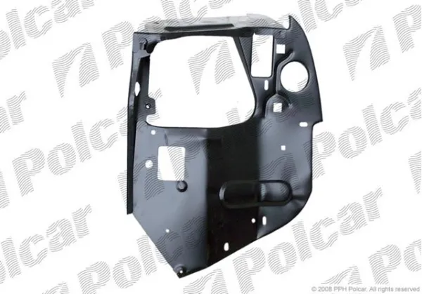 Супорт радіатора лівий/монтажна панель кріплення фар 5722045 Polcar