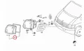 Скло фари правої MERCEDES 0038269890