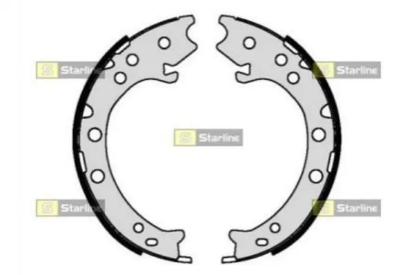 Колодки ручника BC09420 Starline