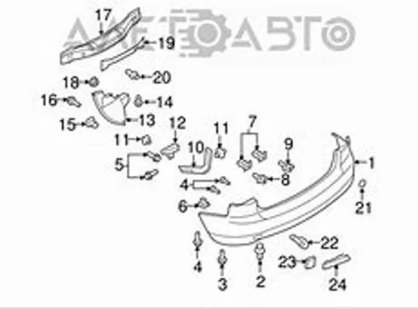 Скло противотуманной фари 4541303E Polcar