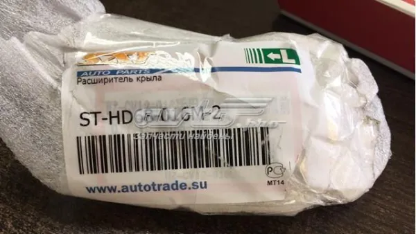 Розширювач переднього крила, лівий 74165T0AJ01 Honda