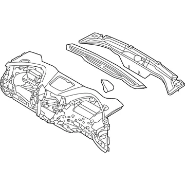 Панель приладів торпеди 847102W000RYN Hyundai/Kia
