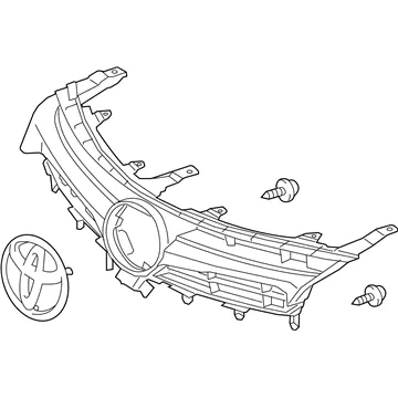 Решітка радіатора 5310106611 Toyota