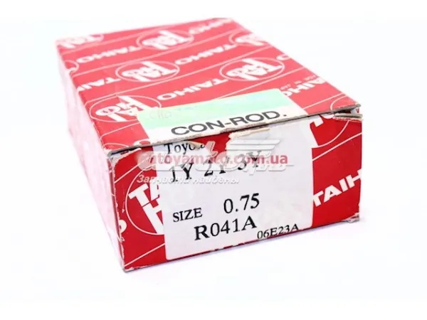 Вкладиші колінвалу, шатунні, комплект, 3-й ремонт (+0,75) R041A075 Taiho