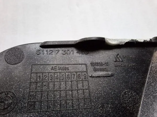 Заглушка бампера буксирувального гака, задня 51127301465 BMW