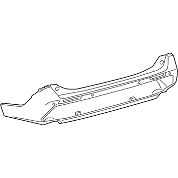 Задній бампер 521590R921 Toyota