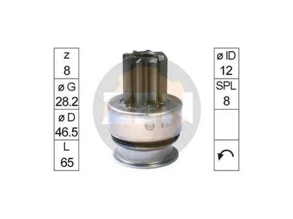 Бендикс стартера ZN0600 ZEN