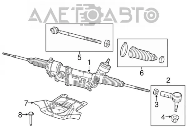 Рульовий наконечник CECR36 CTR