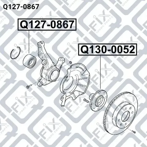 Підшипник ступиці Q1270867 Q-fix
