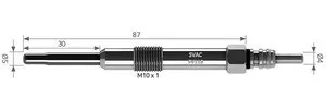 Свічка накалу SV118 Svac
