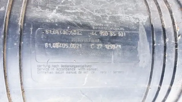 Корпус фільтра 81084006032 MAN