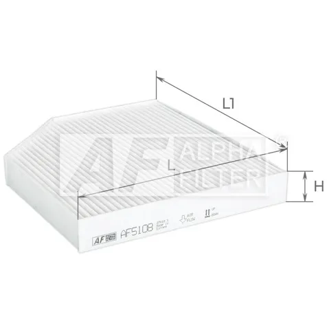 Фільтр салону AF5108 Alpha Filter