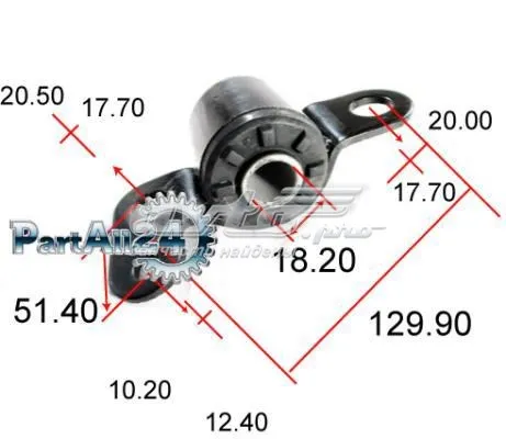 Сайлентблок переднього важеля AAMTO1002 Tenacity