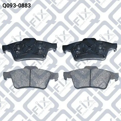 Задні гальмівні колодки Q0930883 Q-fix