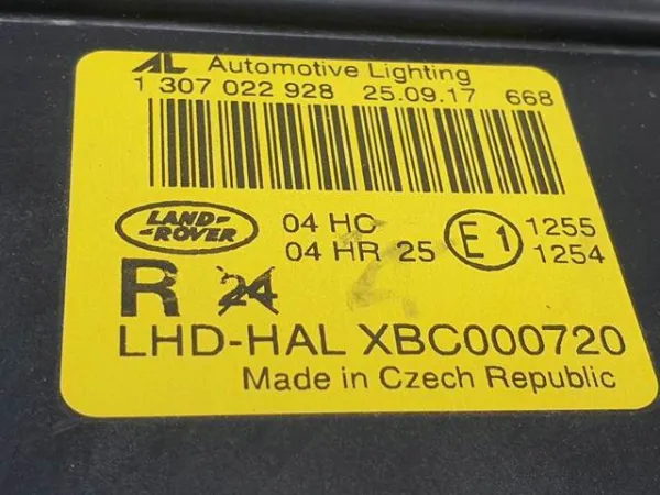 XBC000720 Land Rover