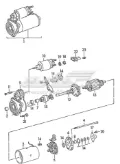Бендикс стартера VAG 001998023