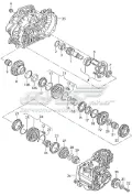 Шестерня 5-й передачі (ведуча) VAG 02A311361BM