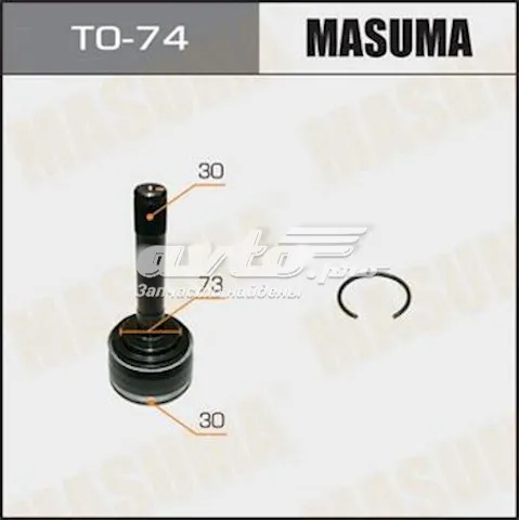 ШРУС зовнішній передній TO74 Masuma