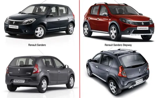 Буфер (бампер) задній на Dacia Sandero I BS0, 1