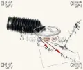 Пильник рульової рейки LIFAN B3401811