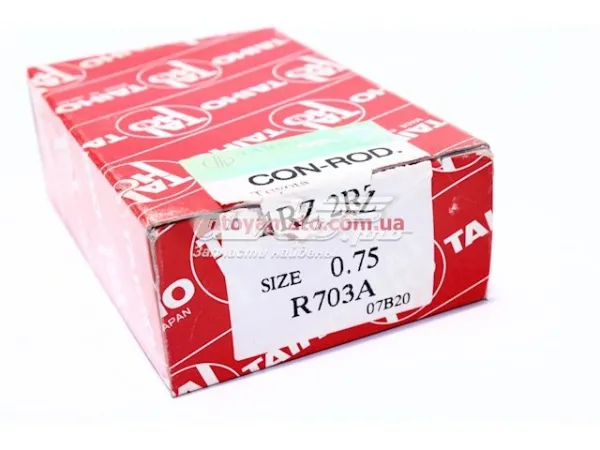 Вкладиші колінвалу, шатунні, комплект, 3-й ремонт (+0,75) R703A075 Taiho